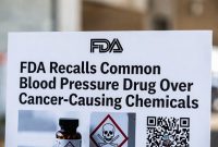 سازمان غذا و دارو (FDA) داروی رایج فشار خون را به دلیل مواد شیمیایی سرطان‌زا فراخوانی کرد